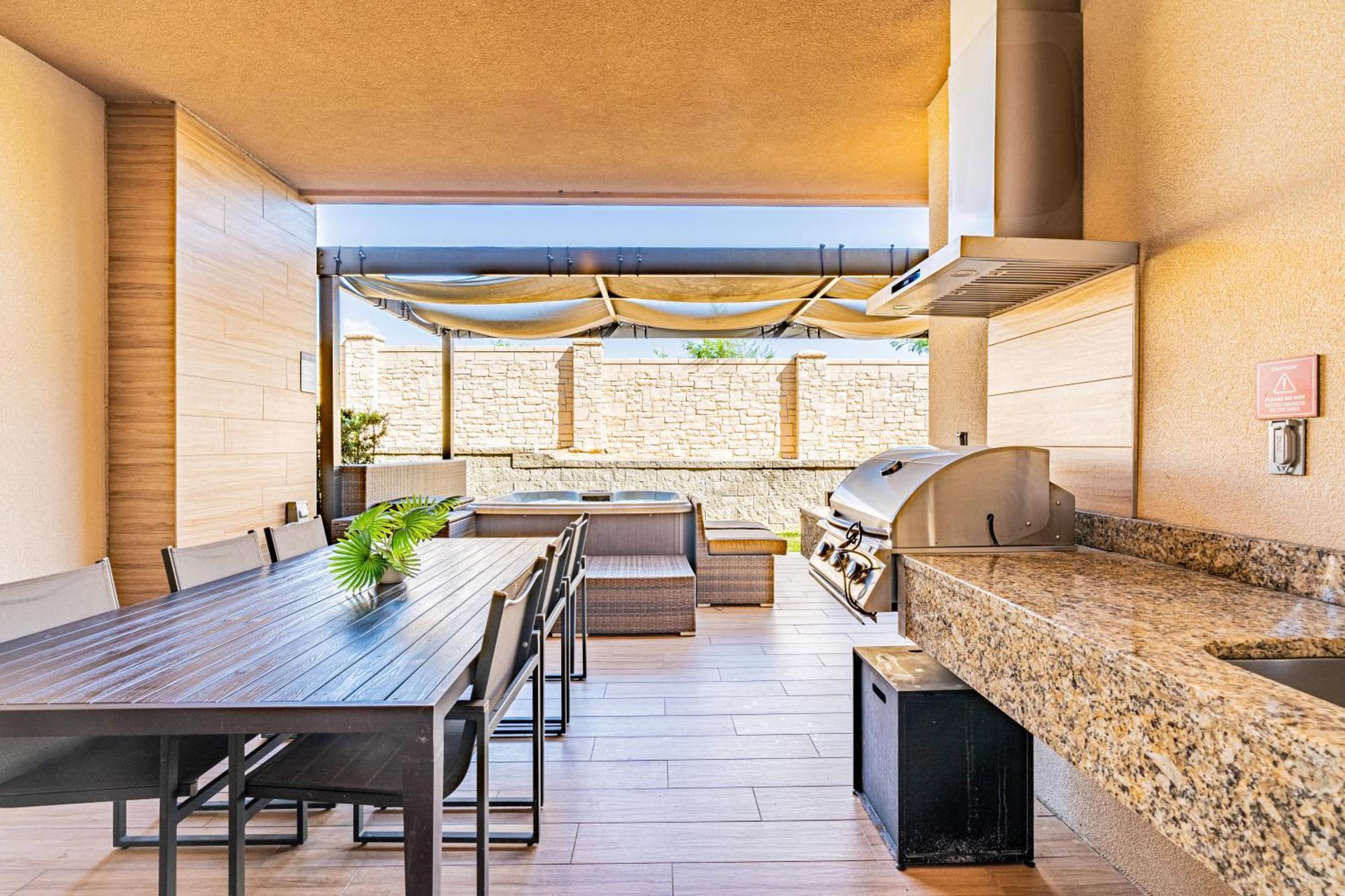 Private Hot Tub Bbq Grill At Magic Village Views Orlando Extérieur photo